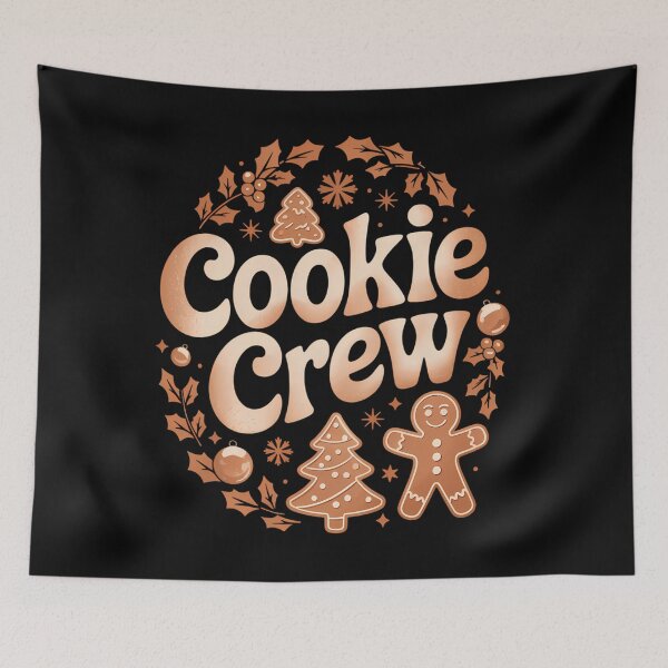 Item preview, Cookie Crew Gingerbread Baker Christmas Cookie Baking designed and sold by tearbytea.