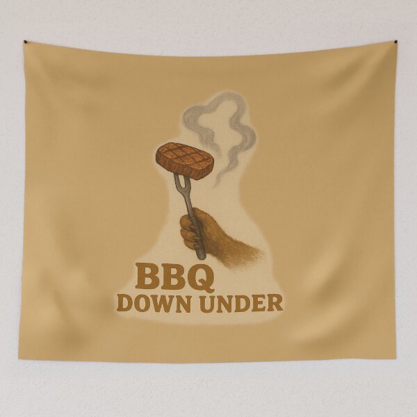 Item preview, Kangaroo BBQ – Hop into the Grill Funny Aussie Shirt designed and sold by AdelStore.