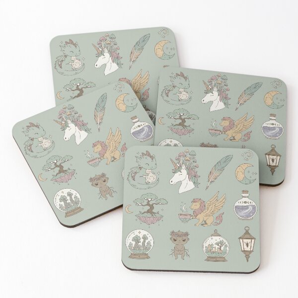 Item preview, Cute Vintage Fantasy & Magic Sticker Pack designed and sold by cozy corner co. .