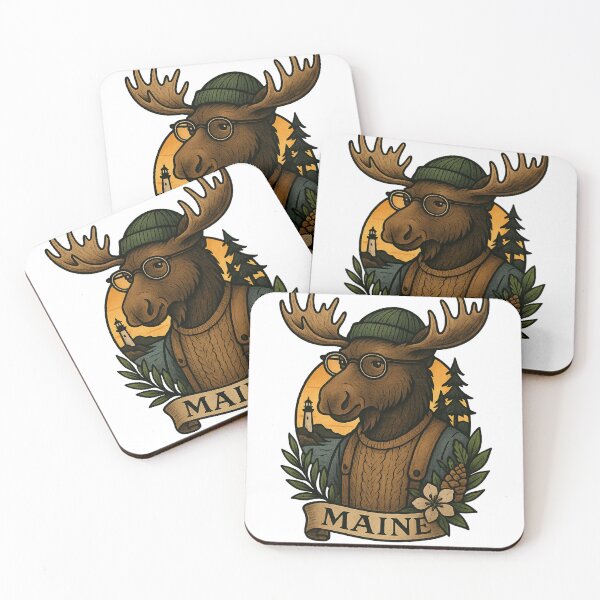 Item preview, Maine Moose State Pride – Fifty Nifty Collection designed and sold by Zippitydodads.