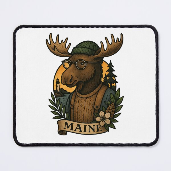 Item preview, Maine Moose State Pride – Fifty Nifty Collection designed and sold by Zippitydodads.