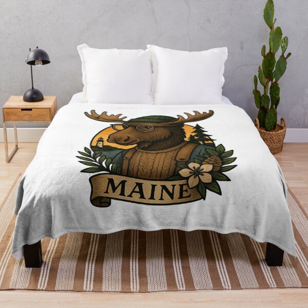 Item preview, Maine Moose State Pride – Fifty Nifty Collection designed and sold by Zippitydodads.