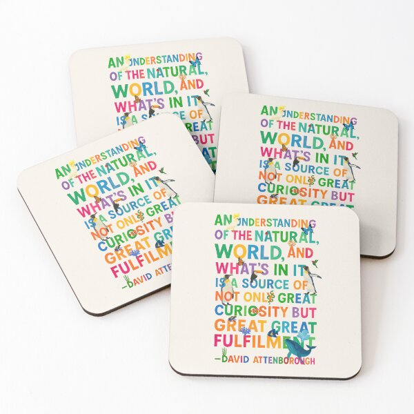 Item preview, David Attenborough quote an understanding of the natural world designed and sold by KenzieDesignCo.