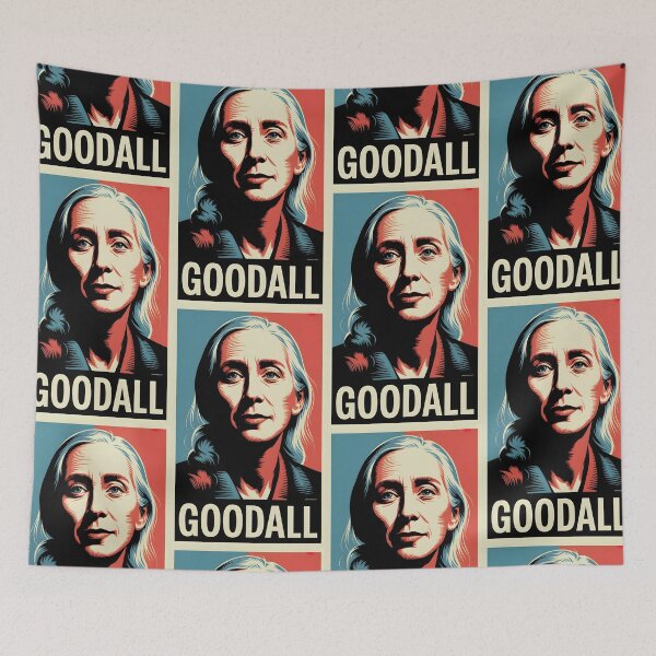Artikelvorschau, Jane Goodall entworfen und verkauft von PlanetMarker.