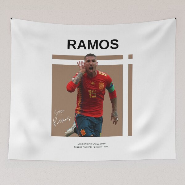 Item preview, Football Wall Art Inspired by Sergio Ramos | Soccer Player Poster | Motivational Sports Decor for Fans and Gifts designed and sold by shopcanva.