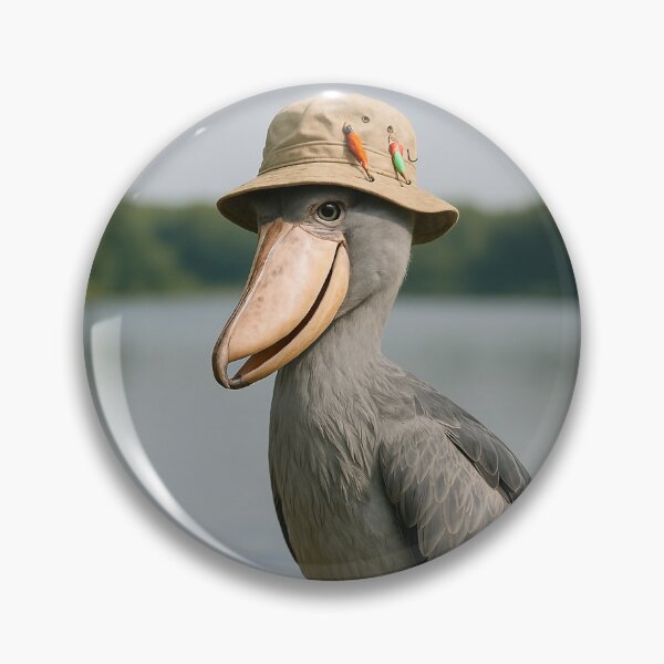 Item preview, Shoebill Stork Going Fishing designed and sold by Tridentulus.