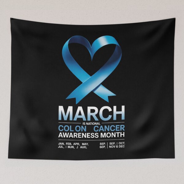 Item preview, March is National Colon Cancer Awareness Month designed and sold by PunkNation-Arts.