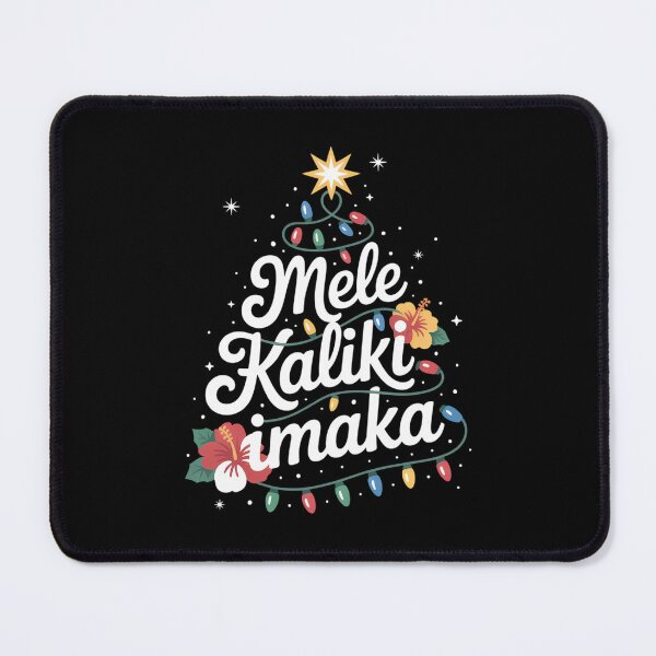 Item preview, Mele Kalikimaka Hawaiian Christmas Hawaii Tropical Xmas Tree designed and sold by PunkNation-Arts.