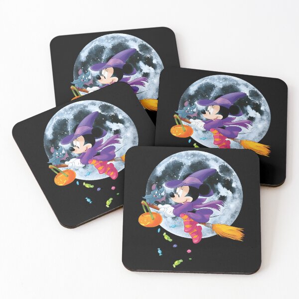 Item preview, Cartoon Witch Mouse Flying Over Full Moon designed and sold by rexhepchixran.
