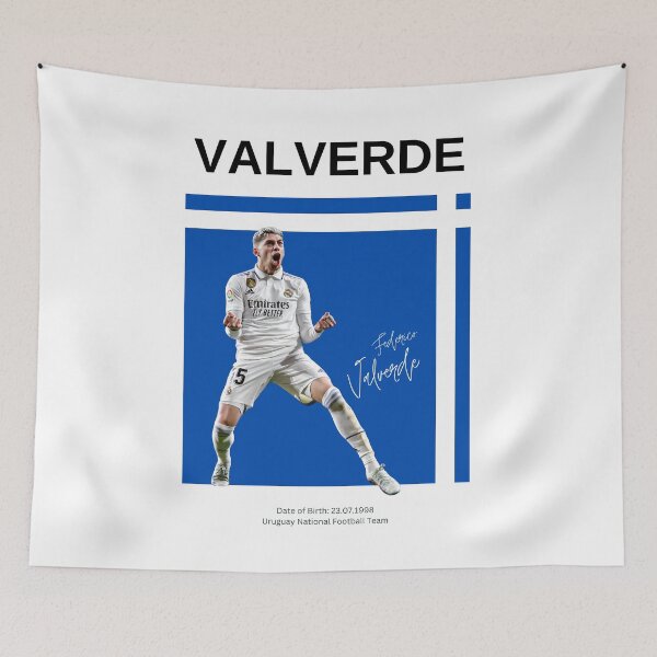 Item preview, Football Wall Art Inspired by Federico Valverde | Soccer Player Poster | Motivational Sports Decor for Fans and Gifts designed and sold by shopcanva.
