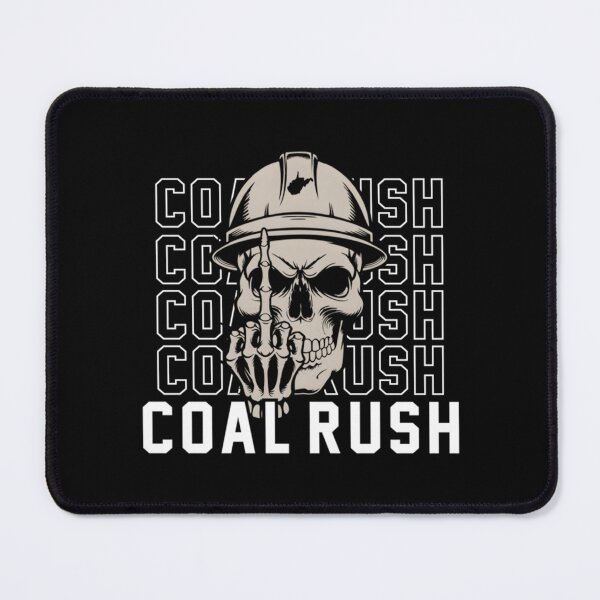 Item preview, Coal Rush West Virginia Skull Coal Miner Hard Hat designed and sold by alrbranna.