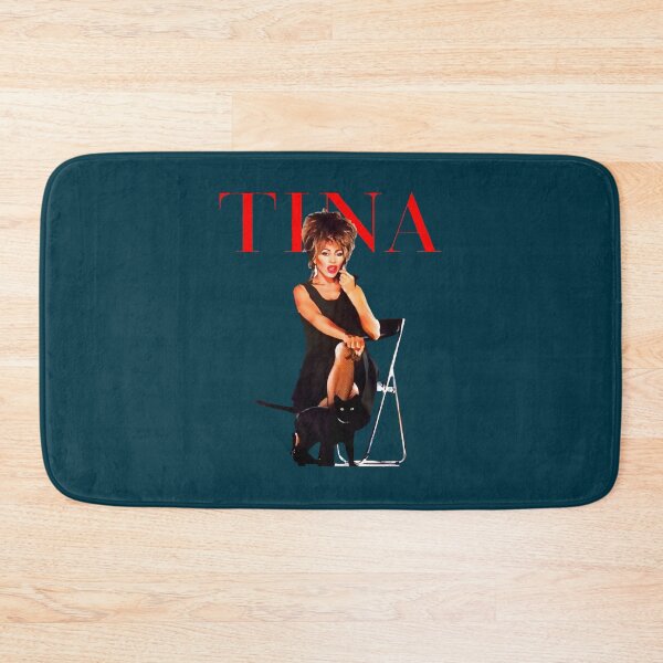 Item preview, Retro Tínà Túrnèr With Cat designed and sold by josekuhlman.