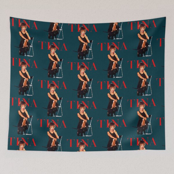 Item preview, Retro Tínà Túrnèr With Cat designed and sold by josekuhlman.