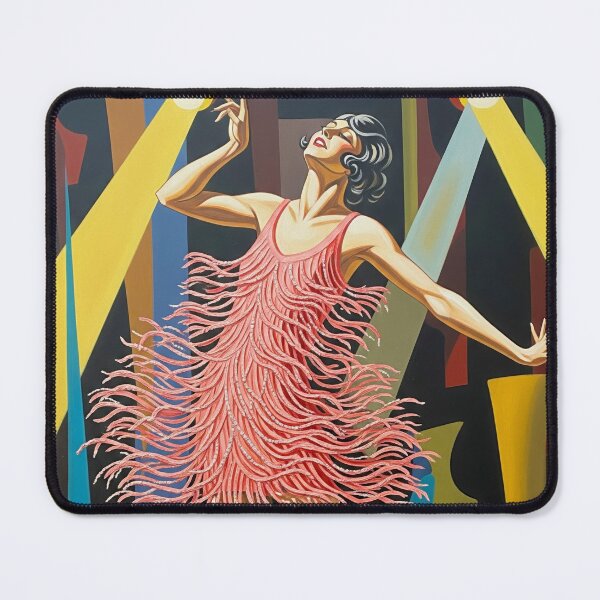 Item preview, The Fringed Dress - Original Art Deco Artwork designed and sold by elektronen.