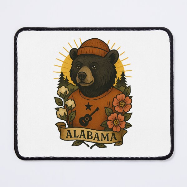 Item preview, Alabama Black Bear State Pride – Fifty Nifty Collection designed and sold by Zippitydodads.