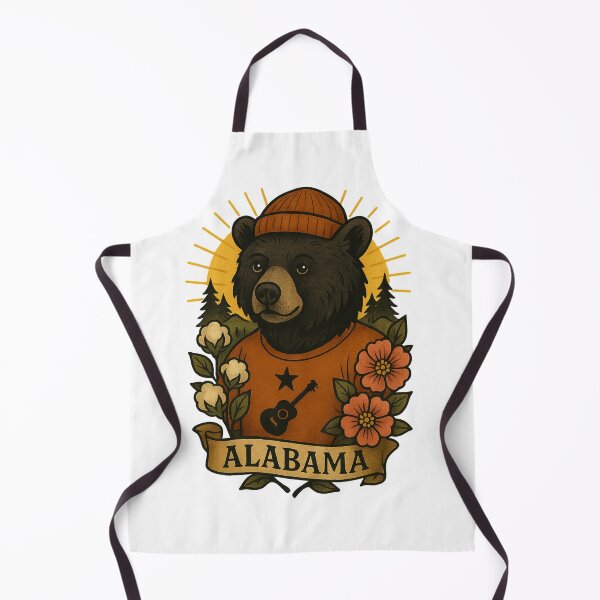 Item preview, Alabama Black Bear State Pride – Fifty Nifty Collection designed and sold by Zippitydodads.
