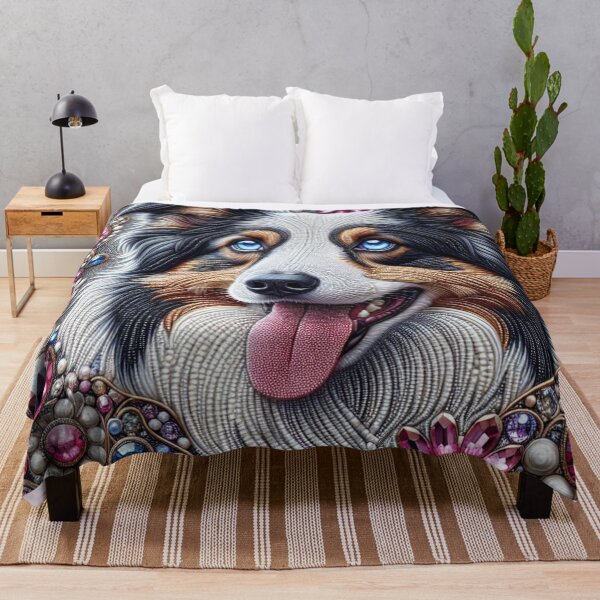 Item preview, Jewel Eyes of the Border Collie designed and sold by Wags & Tails.