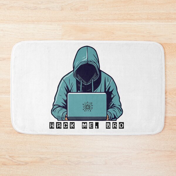 Item preview, Hack Me Bro Hoodie Hacker designed and sold by NxtGenDesigns.
