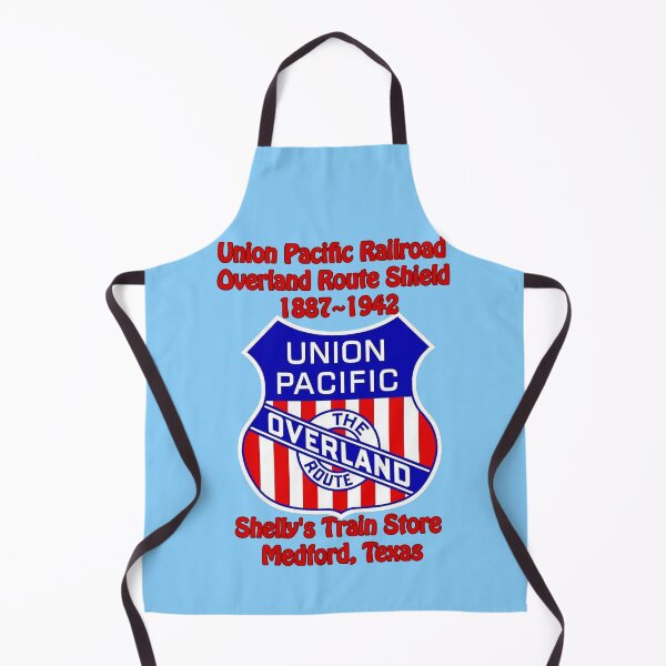 Item preview, Train logo, Union Pacific Overland Route Shield 1887~1942, Shelly's Train Store,Vintage, Classic,Archaic, Collectible Train Logos,Rail & Railroad Logos,train stickers,magnets,t-shirts,posters designed and sold by MoreEZUSA-Here.