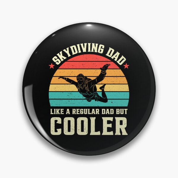 Item preview, Skydiving Dad Like A Regular Dad But Cooler Retro designed and sold by RareBunny.