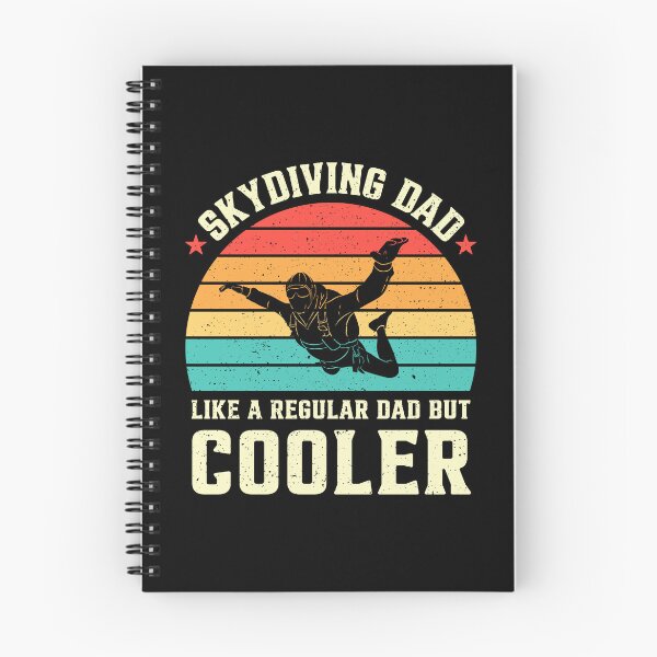 Item preview, Skydiving Dad Like A Regular Dad But Cooler Retro designed and sold by RareBunny.