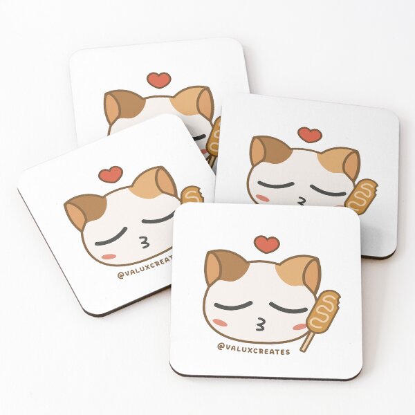 Item preview, Cat with a Korean Corn Dog designed and sold by Valuxcreates.