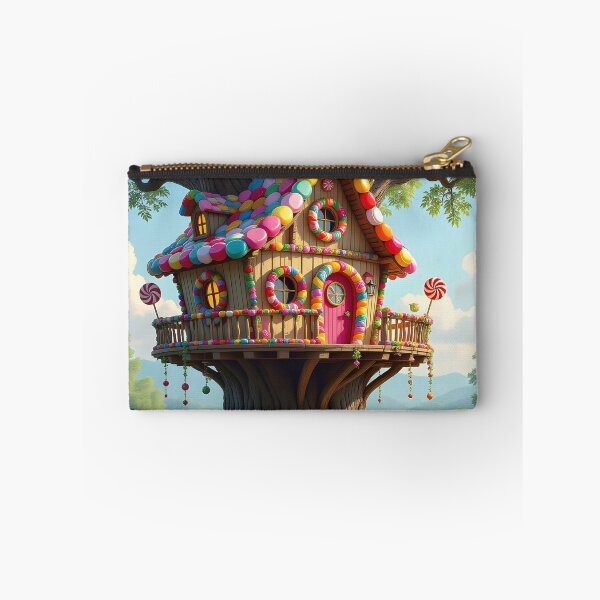 Item preview, Whimsical Treehouse  With Colorful  Candies And Lollipops designed and sold by Wiss2Arts.