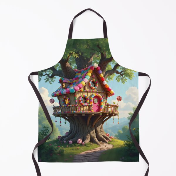 Item preview, Whimsical Treehouse With Colorful Candies And Lollipops designed and sold by Wiss2Arts.