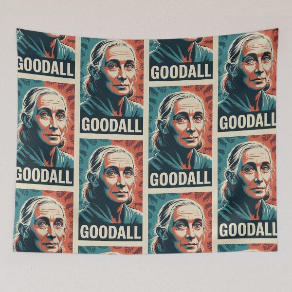 Artikelvorschau, Jane Goodall entworfen und verkauft von PlanetMarker.