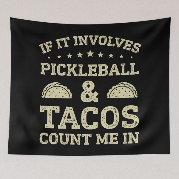 Item preview, Funny Tacos And Pickleball Lover designed and sold by RareBunny.
