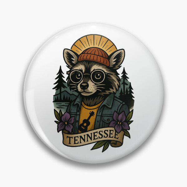 Item preview, Tennessee Raccoon State Pride – Fifty Nifty Collection designed and sold by Zippitydodads.