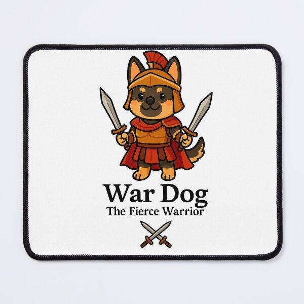 Item preview, War Dog – Fierce Warrior Dog Illustration, Cute Shiba Inu Warrior, Animal-Themed Design for Stickers, Apparel & Gifts designed and sold by RungsitDesign.