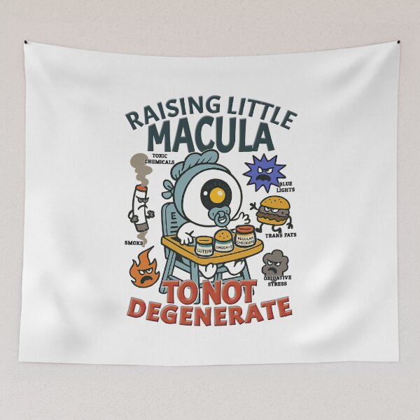 Item preview, Raising Little Macula – Eye Health Awareness designed and sold by Eyepatch-Jacks.