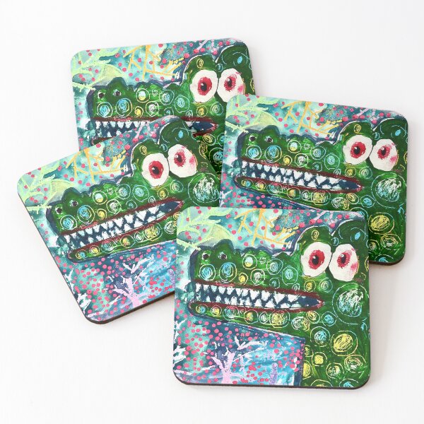 Item preview, Colorful Crocodile in a Fantasy World designed and sold by idtecss.