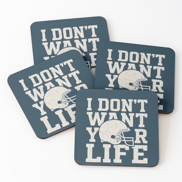 Item preview, Varsity Blues – I Don’t Want Your Life Football Quote Designy of Major League – Give ’em the Heater Ricky! Flaming Baseball Design designed and sold by BackstopAndCo.