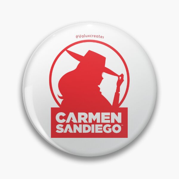 Artikelvorschau, Carmen Sandiego – La Femme Rouge-Silhouette entworfen und verkauft von Valuxcreates.