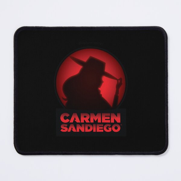Item preview, Carmen Sandiego - La femme rouge bright silhouette designed and sold by Valuxcreates.