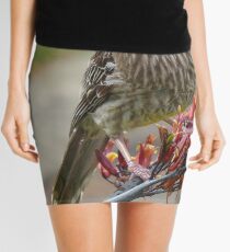 Australian Red Wattle Bird Mini Skirt