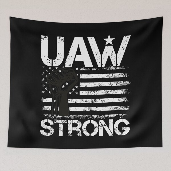 Item preview, UAW Strike 2023 United Auto Workers Union UAW Strong Red 		 designed and sold by elnemsrahsanr.