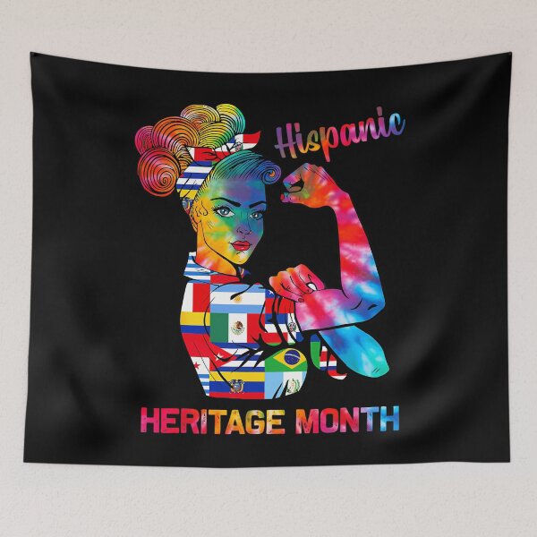 Item preview, 	 National Hispanic Heritage Month Hispanic All Flag 		 designed and sold by budajeideth.