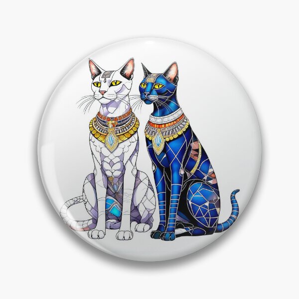 Item preview, Regal Egyptian Cat Guardians designed and sold by LanaGustavsson.