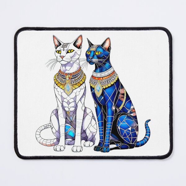 Item preview, Regal Egyptian Cat Guardians designed and sold by LanaGustavsson.