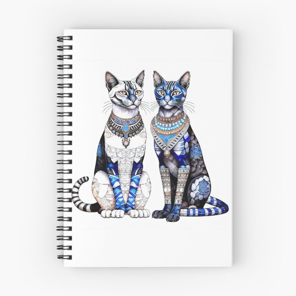 Item preview, Regal Egyptian Cat Guardians designed and sold by LanaGustavsson.