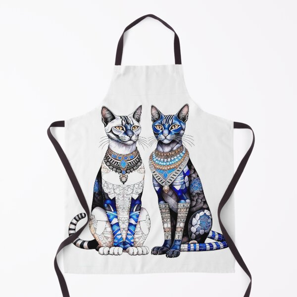 Item preview, Regal Egyptian Cat Guardians designed and sold by LanaGustavsson.