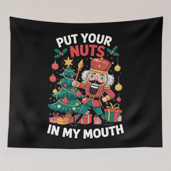Item preview, Joke Nutcracker Christmas Party Humor designed and sold by LunaCrazeArt.