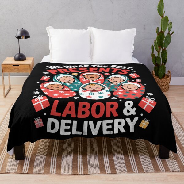 Item preview, Labor and Delivery Nurse Xmas designed and sold by LunaCrazeArt.
