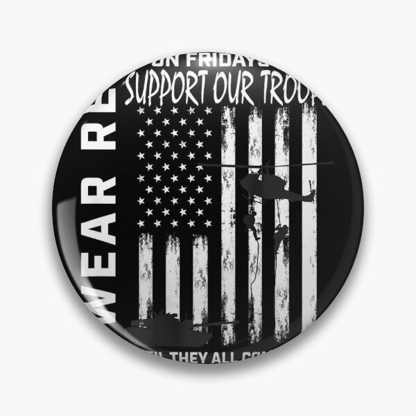 Item preview, Wear Red On Fridays Military Veteran Support Our Troops Flag 		 designed and sold by cohalllotz7.
