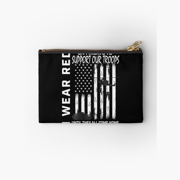 Item preview, Wear Red On Fridays Military Veteran Support Our Troops Flag 		 designed and sold by cohalllotz7.