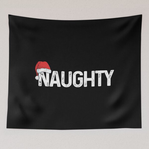 Item preview, Naughty or Nice 	 Matching Christmas Couples Costume Tee 		 designed and sold by kobsjacash.