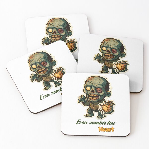 Item preview, Cute Zombie with Heart | Funny Halloween Horror Cartoon Design designed and sold by vallass.